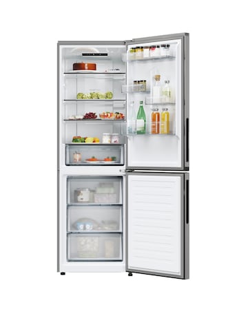 HOOVER HONCQ2T618EXK 60 x 185cm Refrigerator (Silver)