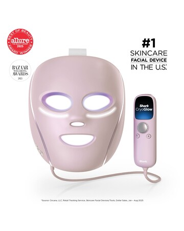 Shark CryoGlow Under-Eye Cooling, LED Anti-Ageing, Blemish Repair Mask FW312UKPK
