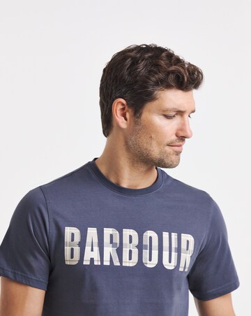 Barbour Short Sleeve Thurford T-Shirt - Washed Navy
