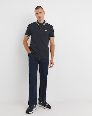 BOSS Dark Blue Classic Tipped Paddy Polo