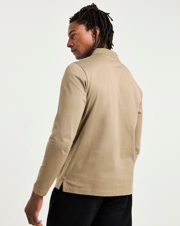Premium 100% Mercerised Trophy Neck Polo- Mocha