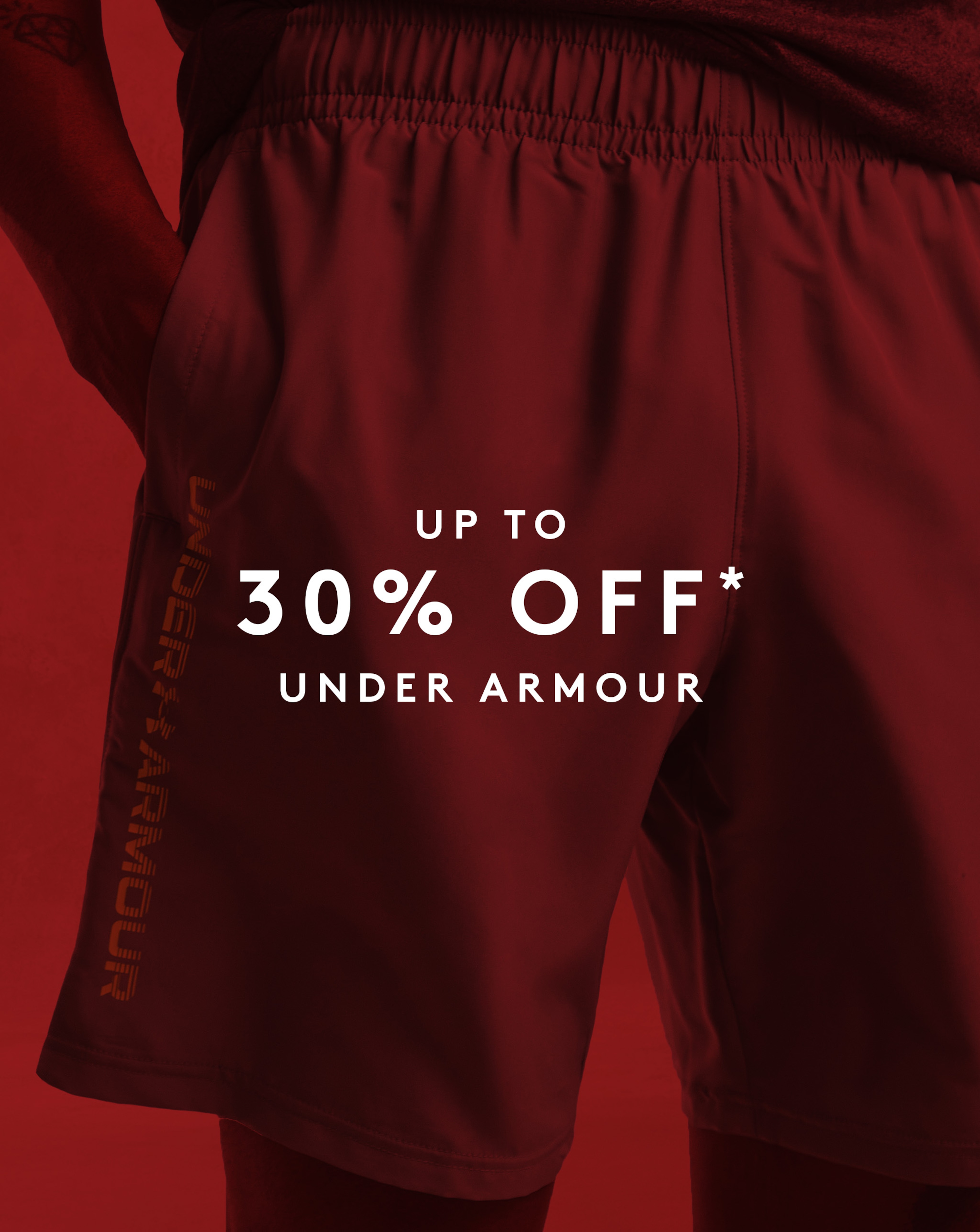 Up to 30% off Under Armour