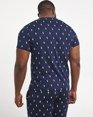 Polo Ralph Lauren Mix & Match Printed Navy Lounge T-Shirt
