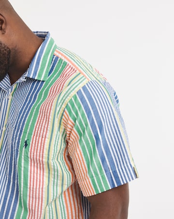 Polo Ralph Lauren Short Sleeve Stripe Seersucker Shirt - Multi