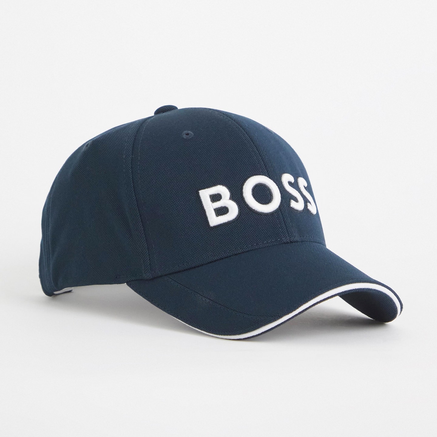 BOSS Large Logo Cap - Dark Blue