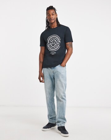 Lyle & Scott Short Sleeve Graphic T-Shirt - Navy