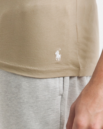 Polo Ralph Lauren 3 Pack Lounge T-Shirts - Nvy/ Blu/ Beig
