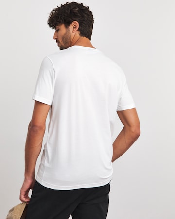 BOSS Short Sleeve Large Logo White T-Shirt
