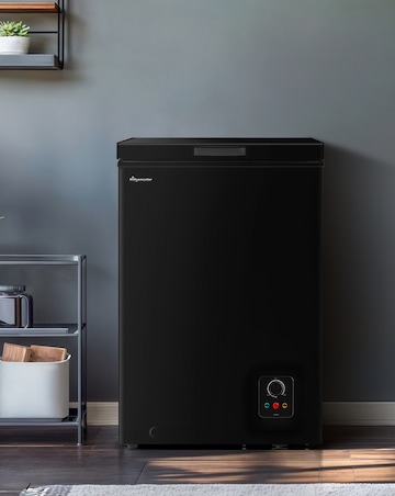 Fridgemaster MCF96EB 96L Chest Freezer - Black E Rated