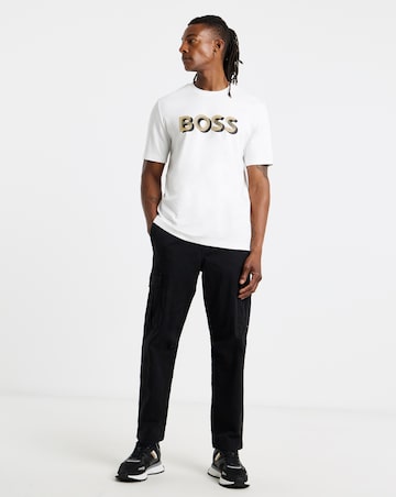 BOSS Short Sleeve Graphic Logo T-Shirt - White