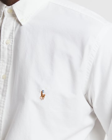 Polo Ralph Lauren White Classic Fit Long Sleeve Oxford Shirt