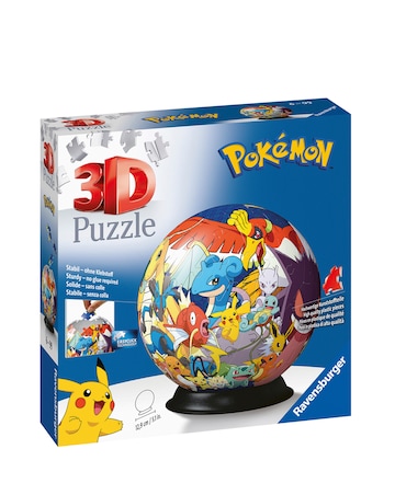 Ravensburger Pokemon 3D Puzzle Ball, 72pc
