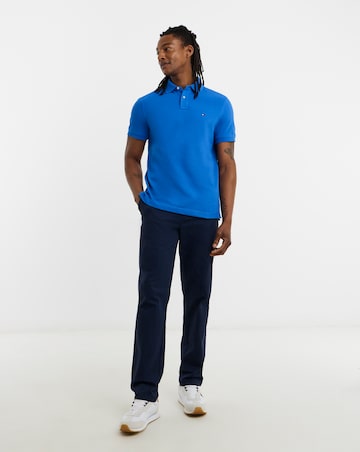 Tommy Hilfiger Short Sleeve 1985 Regular Fit Polo - Blue