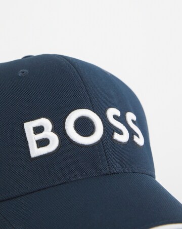 BOSS Large Logo Cap - Dark Blue