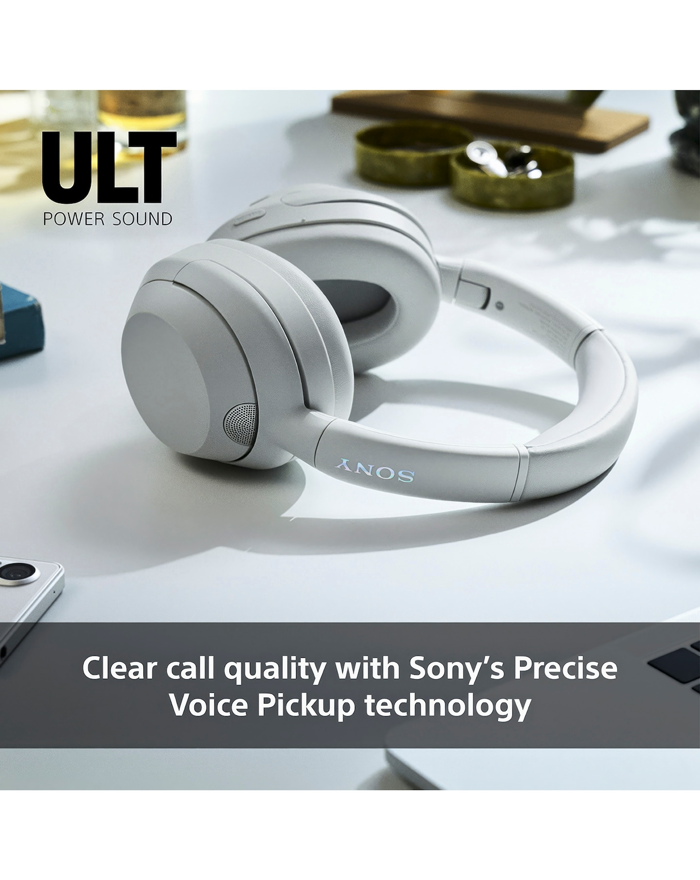 Sony ULT WEAR Wireless Over-Ear Headphones - White | Jacamo Sony ULT WEAR Wireless Over-Ear Headphones - White | Jacamo