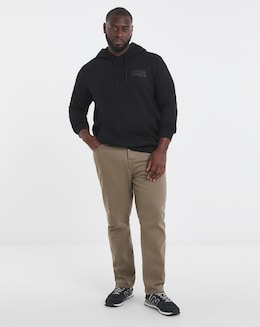 Jack &amp; Jones Corp Logo Sweat Hoodie - Black