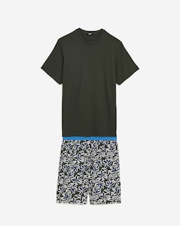 Floral Jersey Graphic Tee and short set