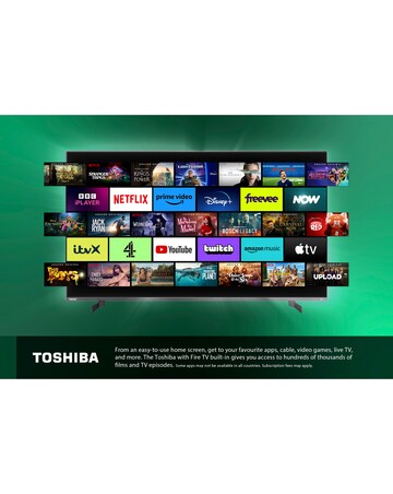 Toshiba Fire 55QF5D53DB 55in Smart 4K UHD HDR QLED TV