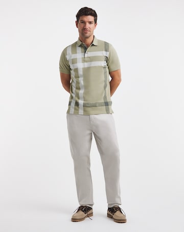 Barbour Short Sleeve Blaine Tailored Polo Shirt - Sea Green
