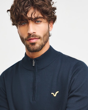 Voi Storm 1/2 Zip Knitted Jumper