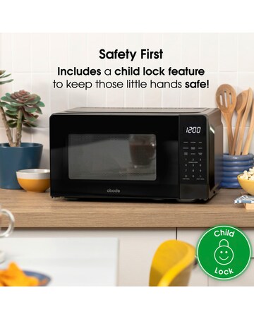 Abode AMT2012B 20L Touch Control Digital Microwave - Black
