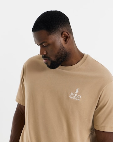 Polo Ralph Lauren Short Sleeve Chest Logo T-Shirt - Beige