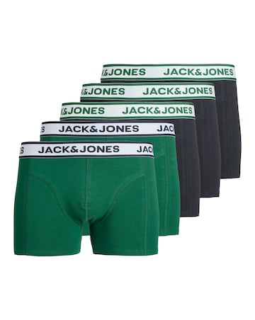 Jack & Jones Nolan Logo Boxers 5 Pack - Multi