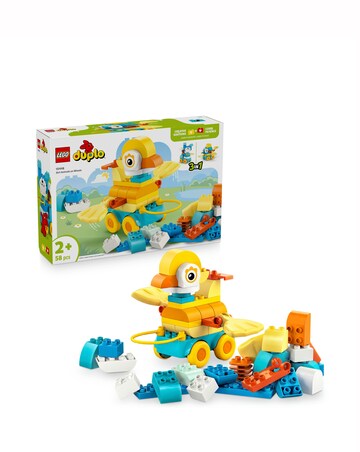 LEGO DUPLO Town 3in1 Animals on Wheels Building Toy for Imaginative Play 10448