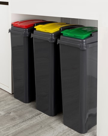 Wham Set of 3 Recylce It 25L Slimline Bins