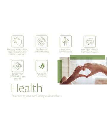 Jay-Be Natural Fresh Bamboo Hybrid 2000 e-Pocket Mattress