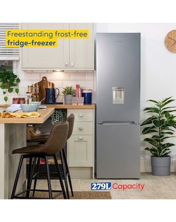 Russell Hobbs RH180FFFF551E1SWD Frost Free Fridge Freezer with Water Dispenser