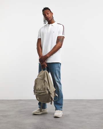 Tommy Hilfiger Taped White Polo