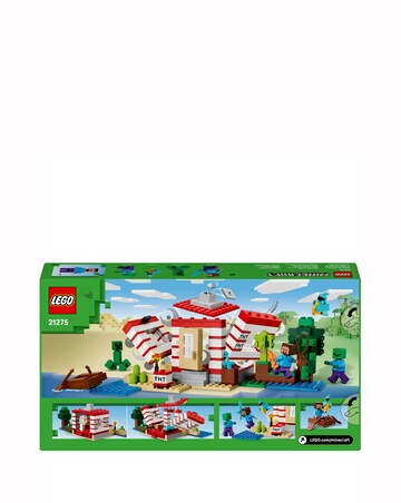 LEGO Minecraft The TNT Jungle House Video Game Collectible Building Toy 21275