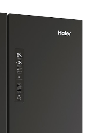 Haier HFR5719ENPB 70cm French Door Fridge Freezer - Black
