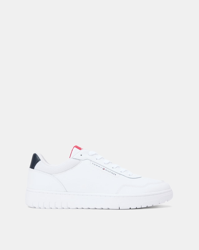 Tommy Hilfiger Basket Lite Leather Trainers - White