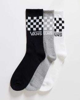 VANS Classic Check Crew 3Pk Socks