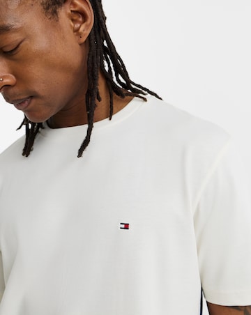 Tommy Hilfiger Short Sleeve Back Flag T-Shirt - White