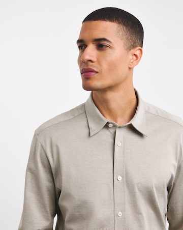 BOSS Stretch Natural Long Sleeve Shirt