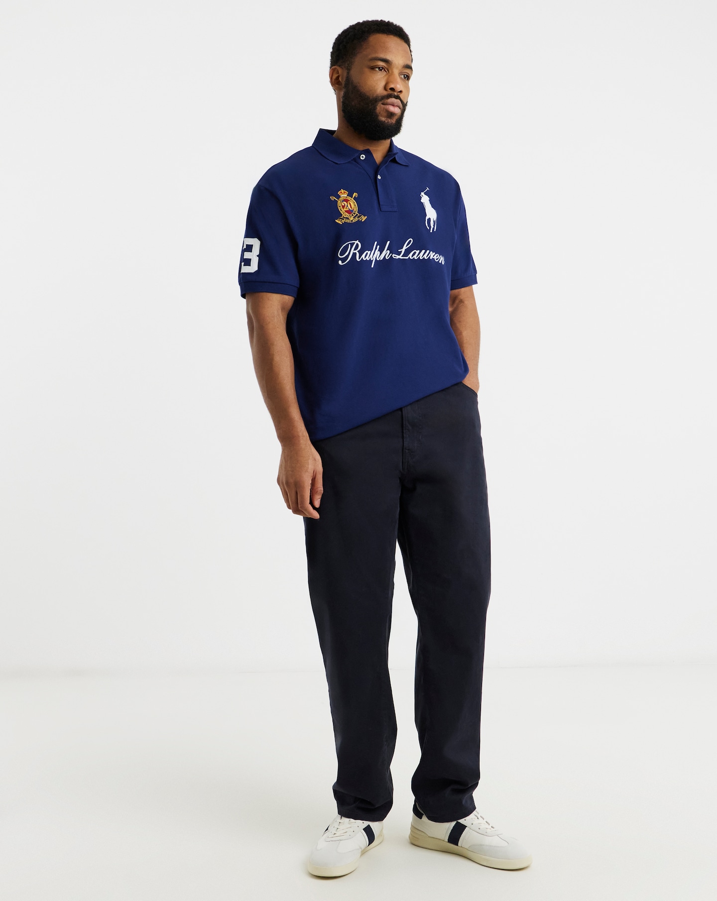Polo Ralph Lauren Short Sleeve Big Pony Polo - Royal Blue | Jacamo
