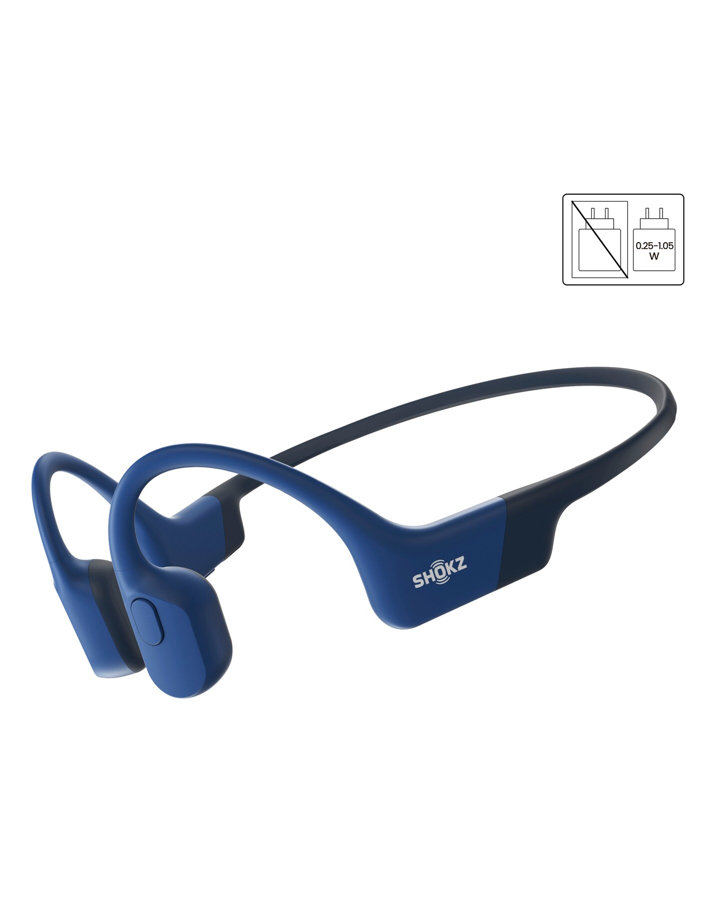 Shokz OpenRun Type-C Open Ear Headphones Blue