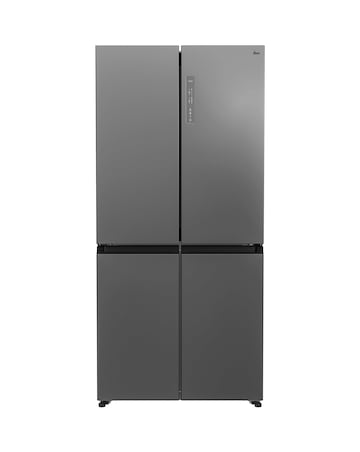 Hoover HHCR3818ENPL Non-Plumbed Total No Frost American Fridge Freezer - Silver