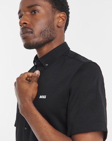 BOSS Short Sleeve Motion Shirt - Black