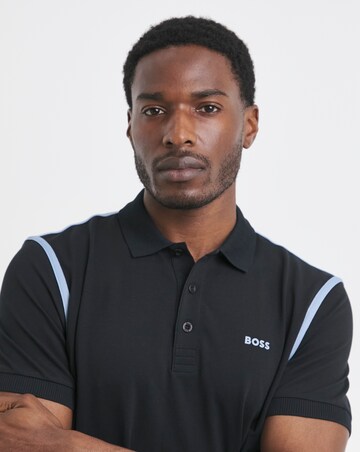 BOSS Short Sleeve Tape Paddy Polo - Dark Blue