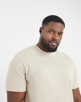 Relaxed Fit T-Shirt- Stone