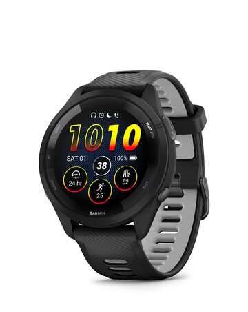 Garmin Forerunner 265 Music Smart Watch - Black/Slate Grey