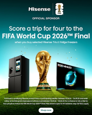 Hisense RQ5P470SMFE 80cm American 4 Door Fridge Freezer - Stainless Steel