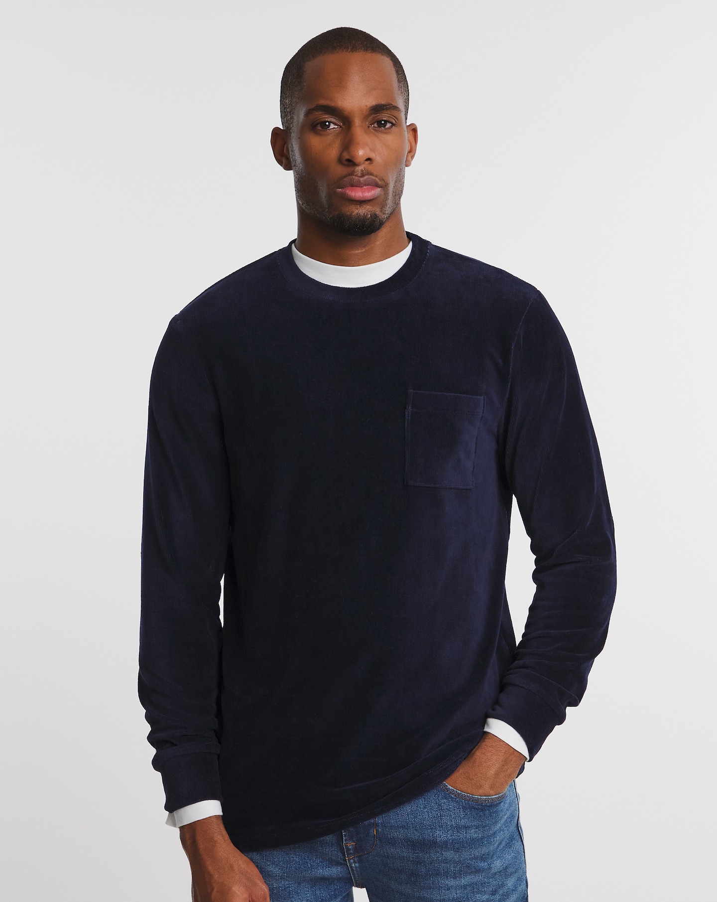 Jent Louis Rib Long Sleeve Tee ブラック　mサイズ Jent Louis Rib Long Sleeve Tee ブラック mサイズ