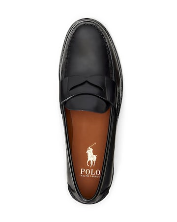 Polo Ralph Lauren Alston Leather Penny Loafer - Black