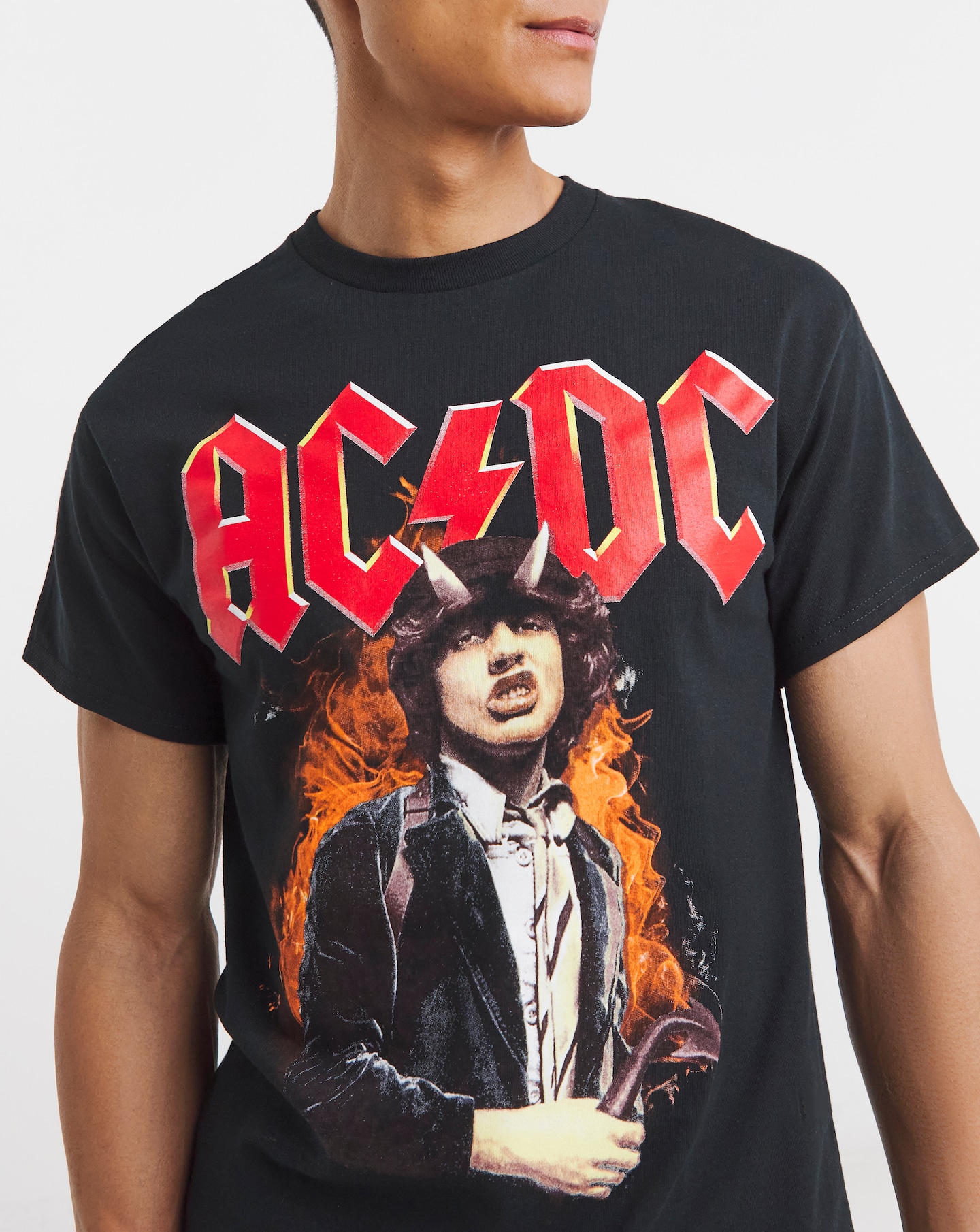T-Shirt AC/DC Jagged Logo - Merchandise Officielle Rock