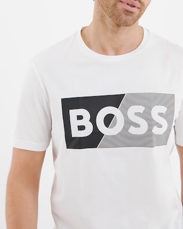 BOSS Short Sleeve 2 Pack Logo T-Shirt - Black/ White